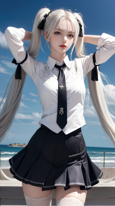 双马尾萝莉-Pivix